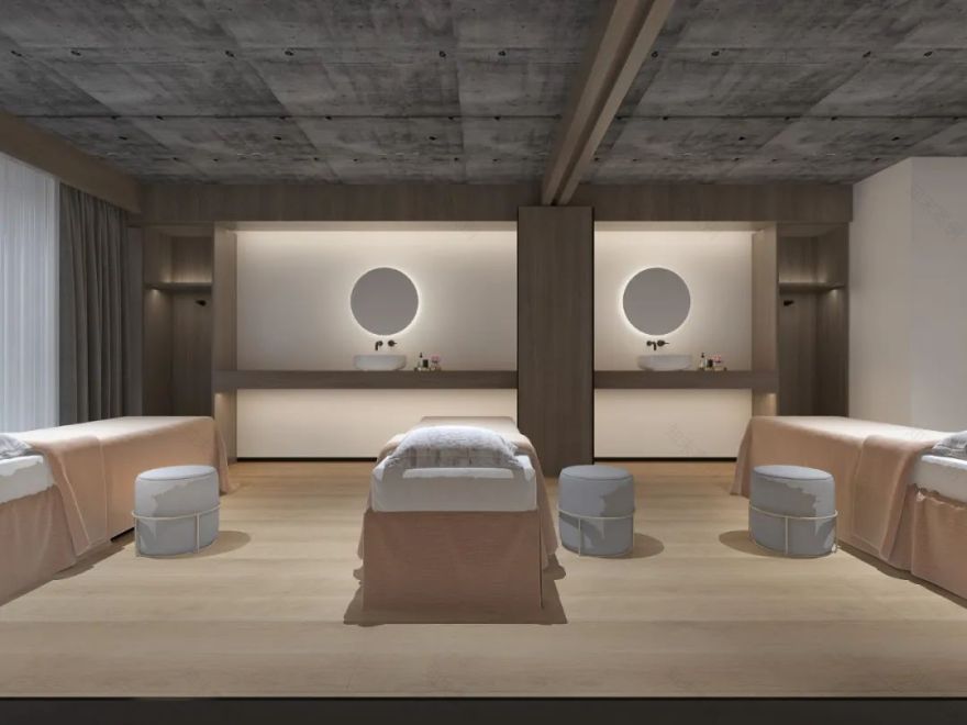 南宁王美妆教育空间 | 线性元素与自然光的和谐交响-10