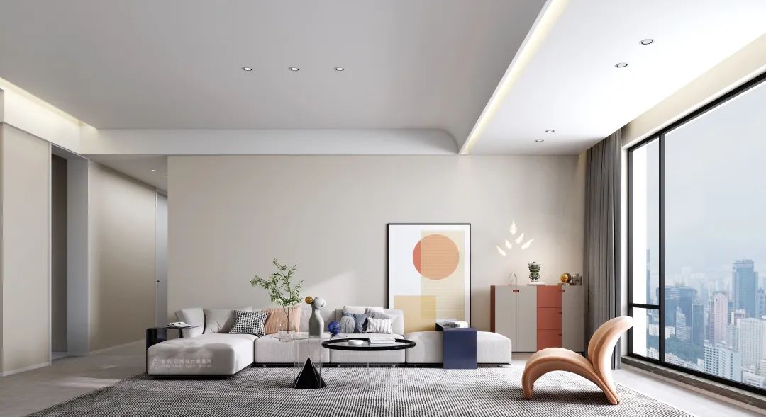 创和公园壹号简约奶茶色空间设计丨中国湖南丨纵向·空间设计-5