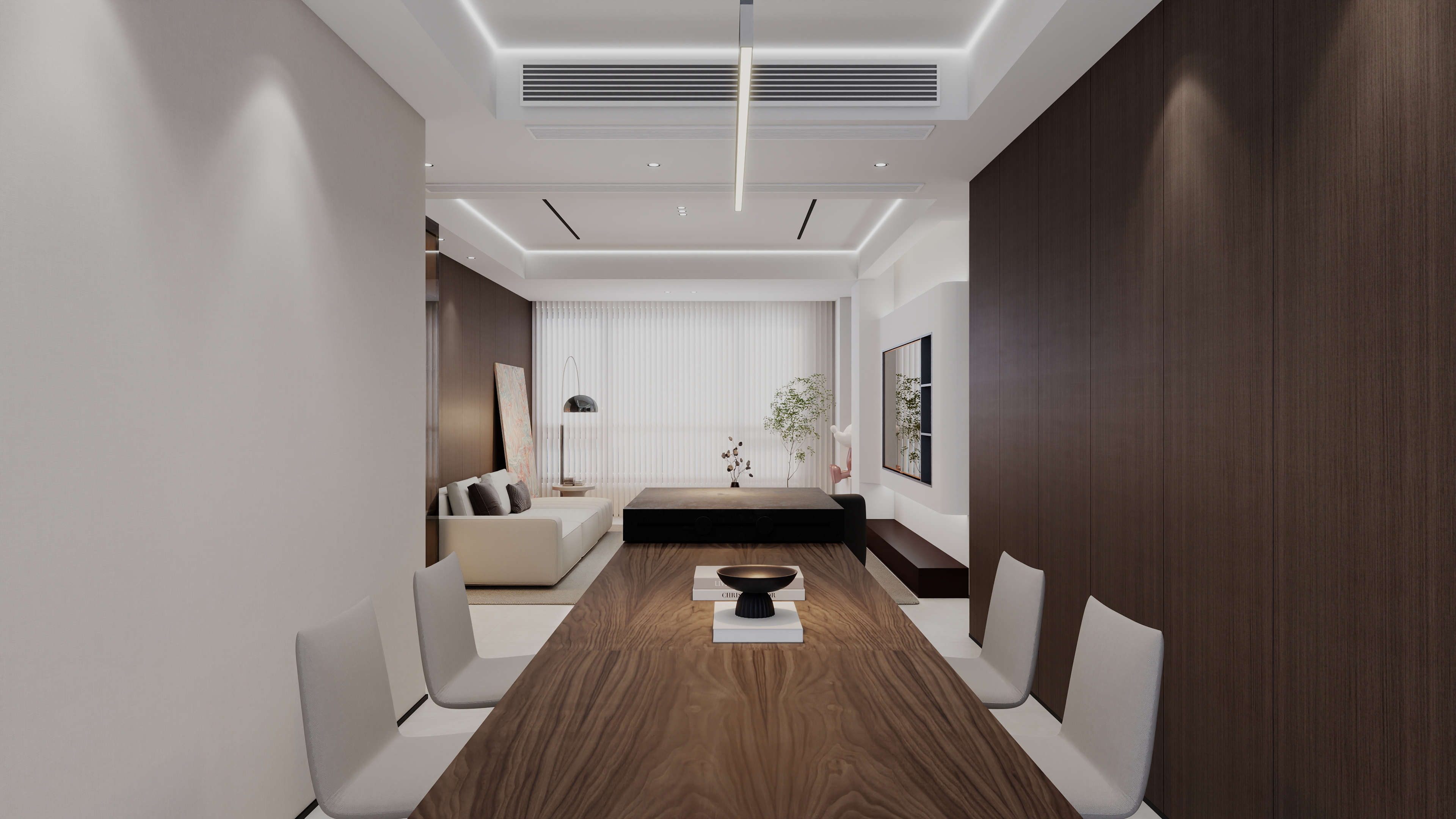 焦作合兴鑫悦府145平意式极简四房改三房-7