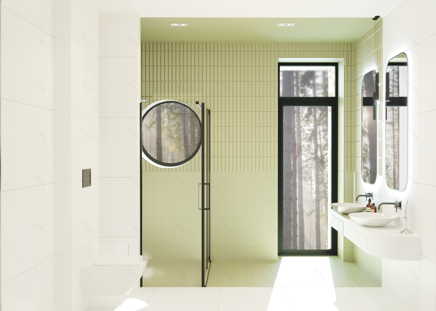 黑色版房屋室内装饰丨Golub Architects-70