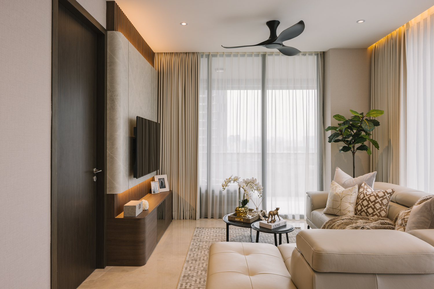 Parc Clematis 4卧室公寓室内设计丨新加坡丨The Interior Lab-11