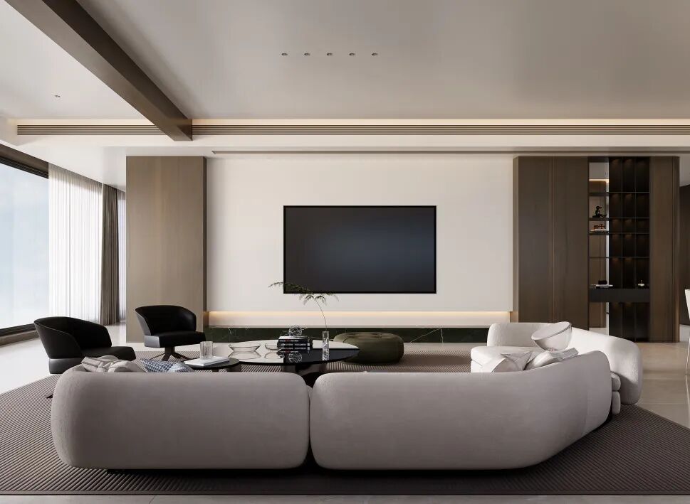 260㎡意式极简丨麓悦尚宸丨中国湖南丨纵向·空间设计-13