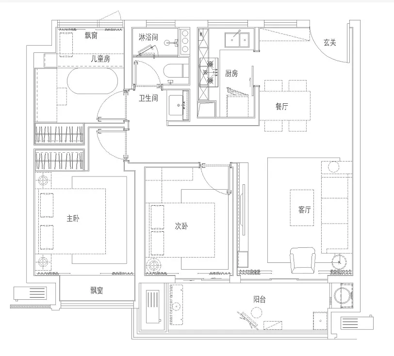 绿滋肴绿梦·洪洲书院样板间丨中国南昌丨东莞市金秋装饰设计有限公司-51