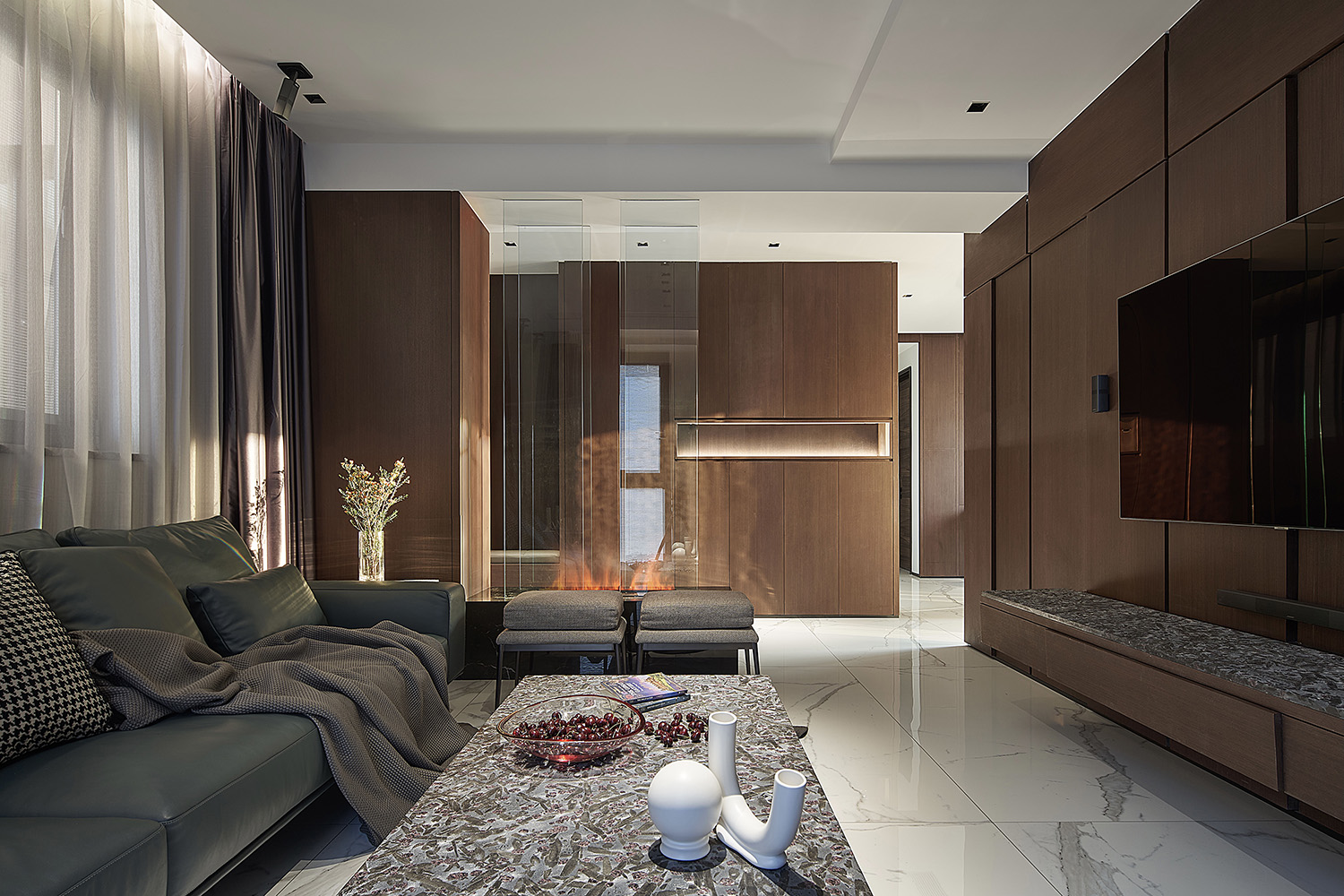 优雅轻奢的 101㎡平层设计丨中国福州丨福州上行维度设计有限公司-15