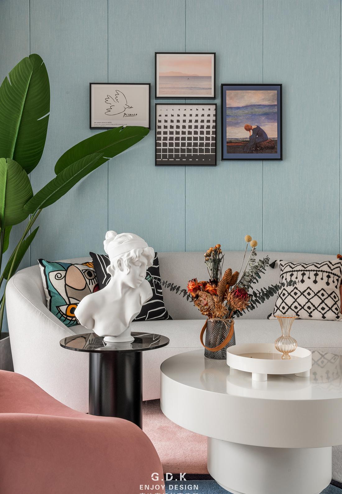 糖果色夏天 · 平层改造设计丨高迪愙设计事务所-7