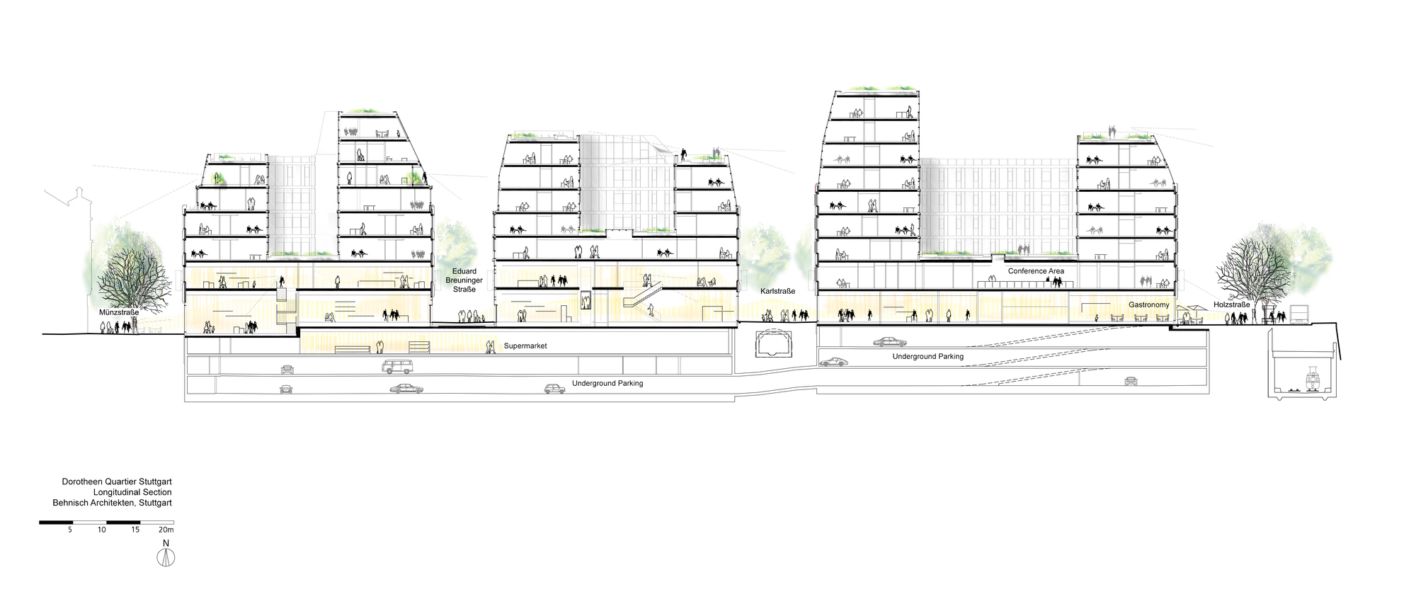 德国斯图加特 Dorotheen Quartier 酒店综合体-27