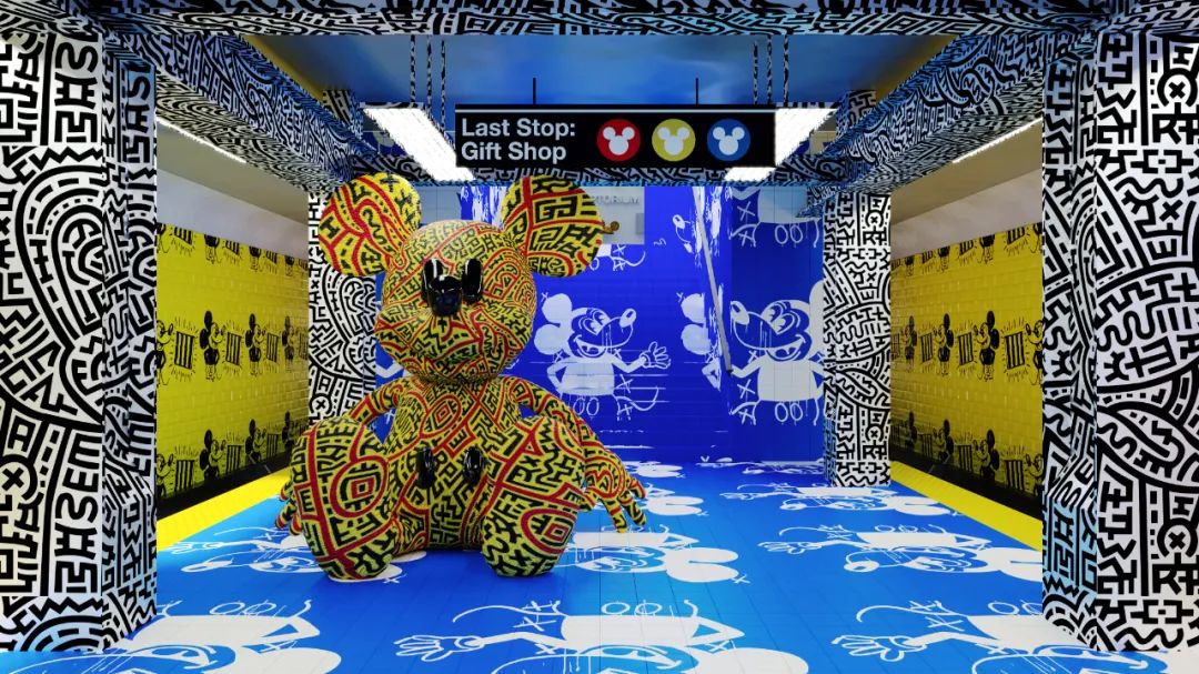 迪士尼 X KEITH HARING 快闪店丨米尚丽零售设计网-28