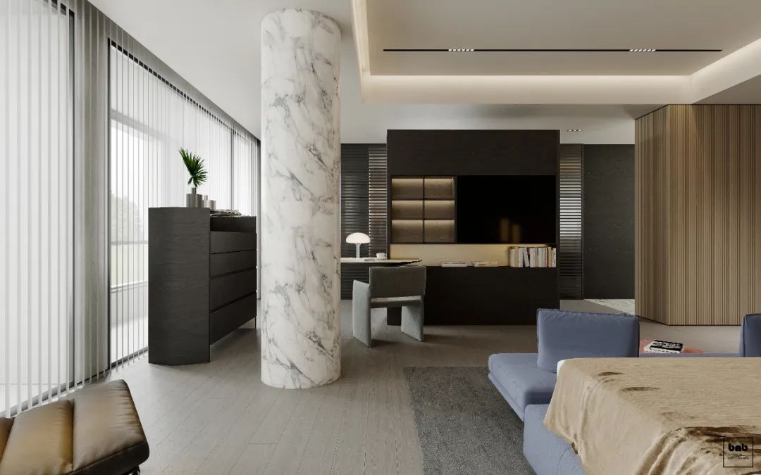 当代别墅空间设计丨本白设计-61