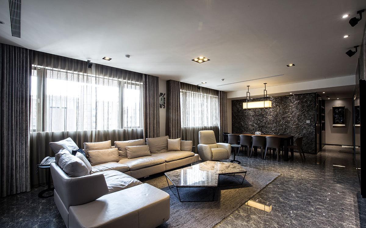 陈承泽设计 | 自住款客皆大方!玻璃元素打造未来感空间-4