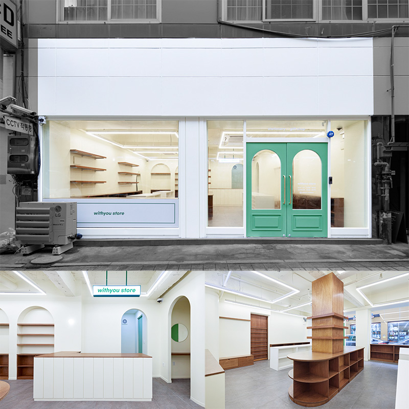 白色与木质 | 极简主义家具店的设计亮点-1