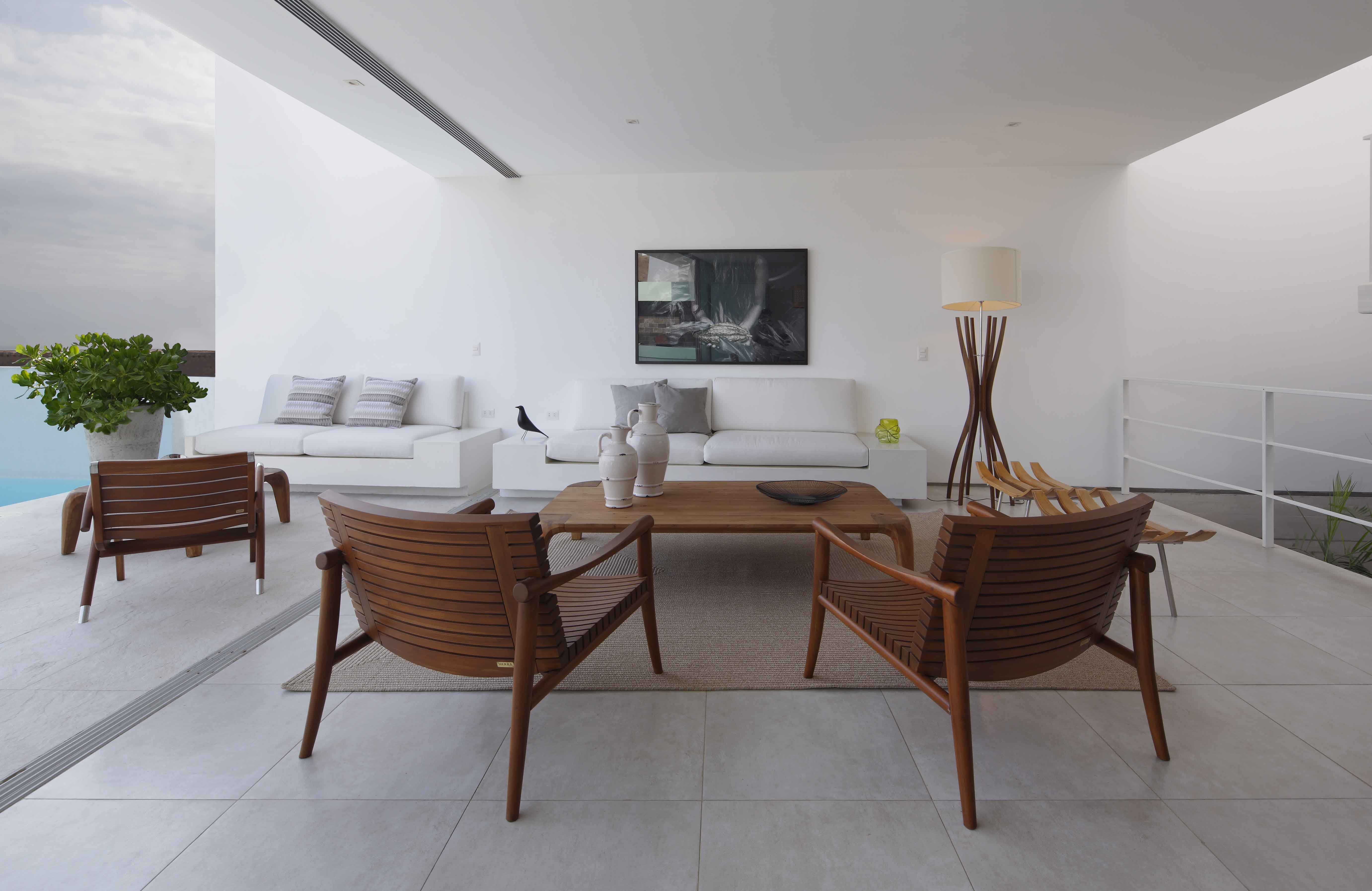 秘鲁利马海景别墅，白盒子的生活空间-32