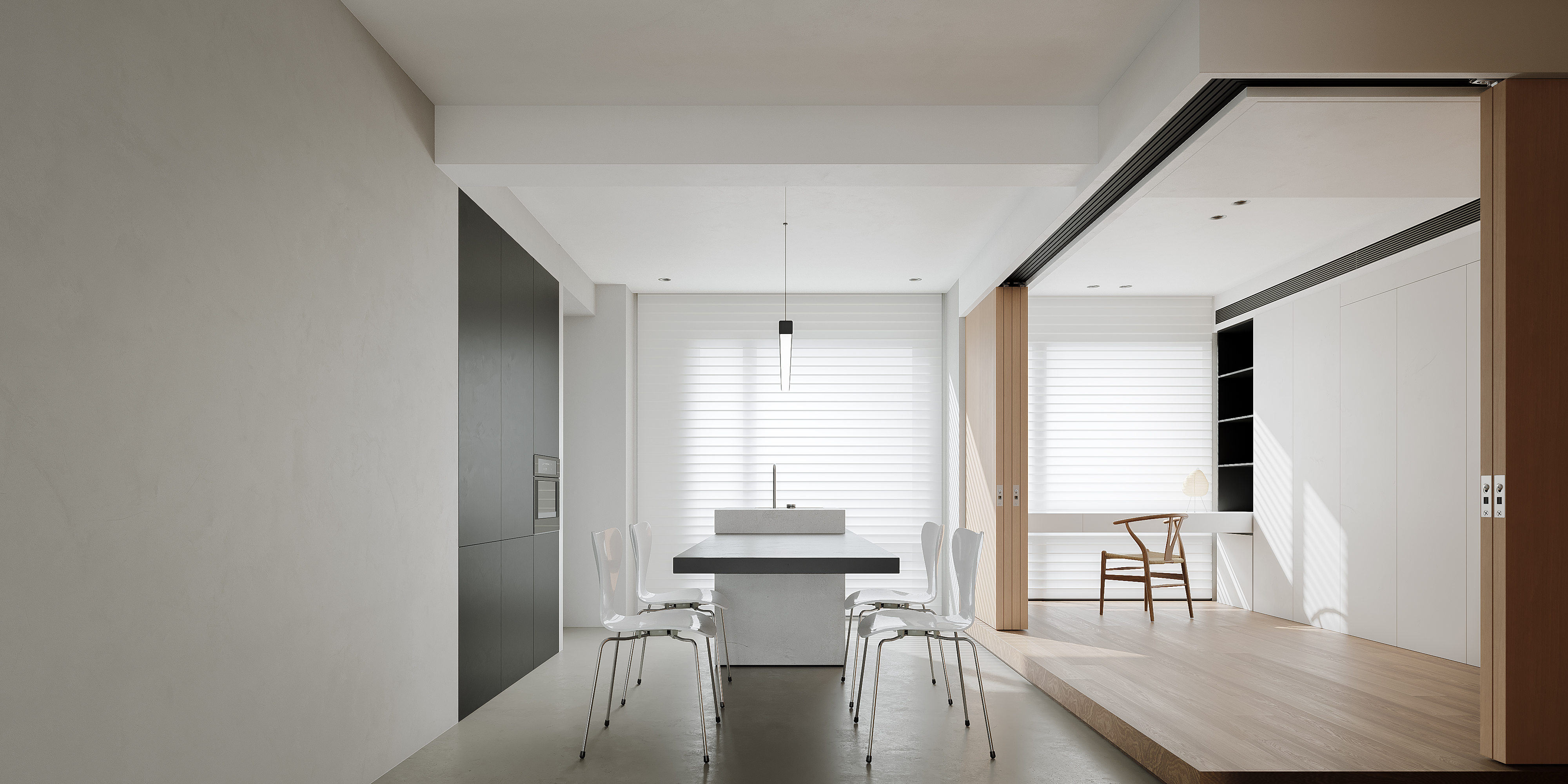 CR10·1 白色系 · 明亮风格表现丨二木营造设计-12