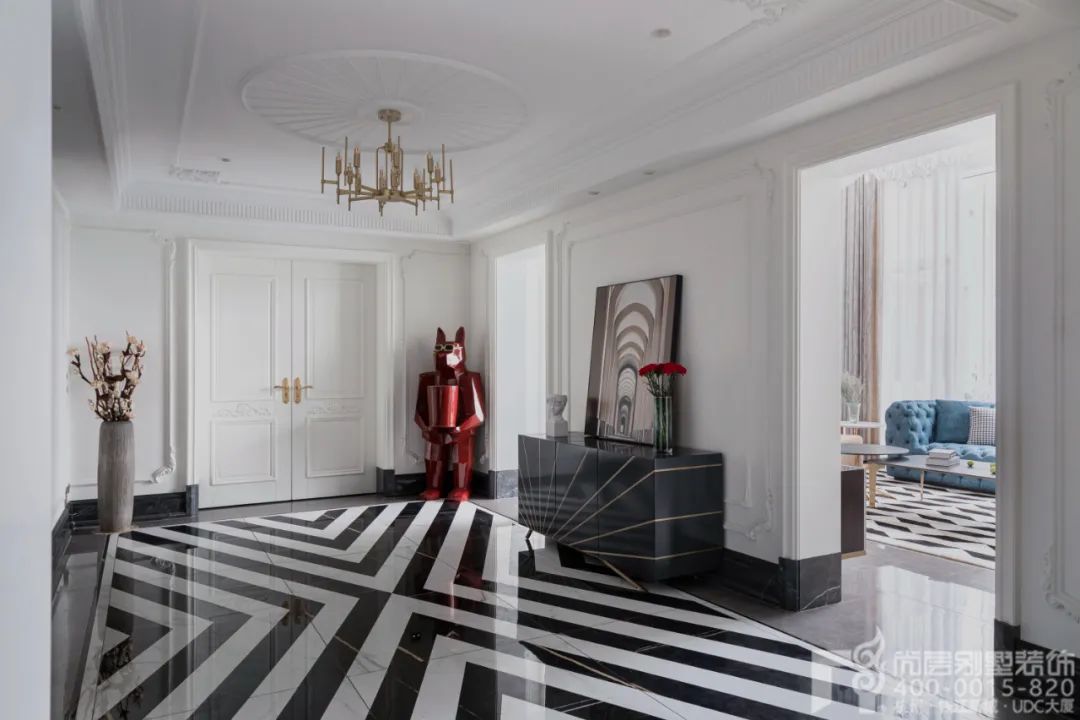 法式浪漫温馨别墅设计丨尚层别墅装饰-18