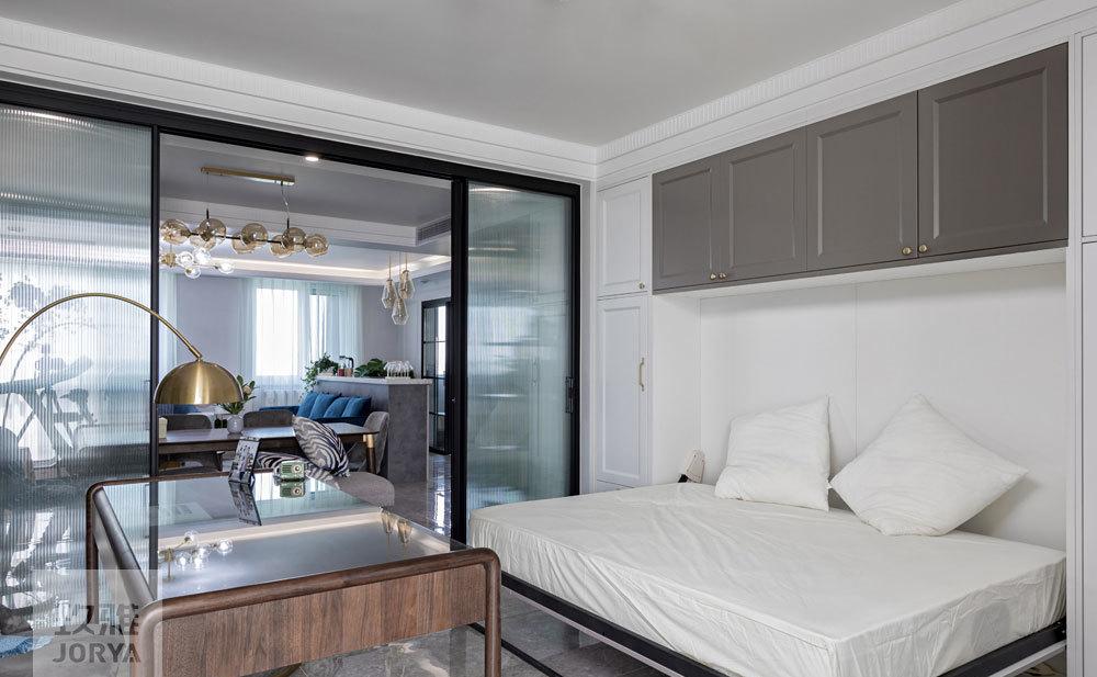 陆离设计师打造开放式平层空间,卧室变吧台书房-67