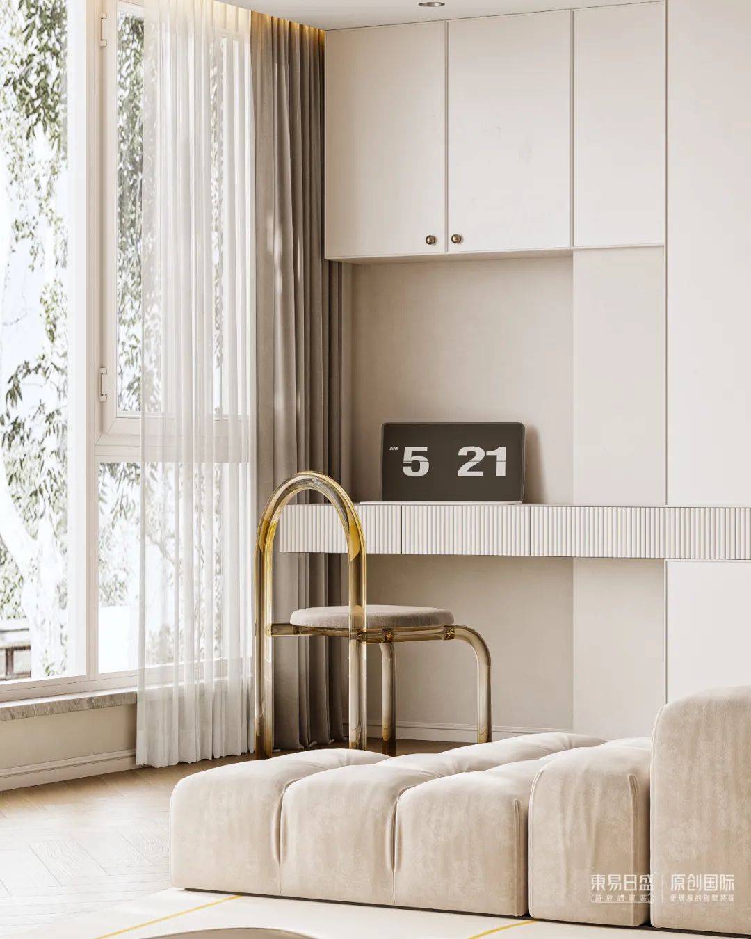 【首发】许梦娇作品：巴黎漫步 | 闻博花城180㎡法式浪漫混搭风-41