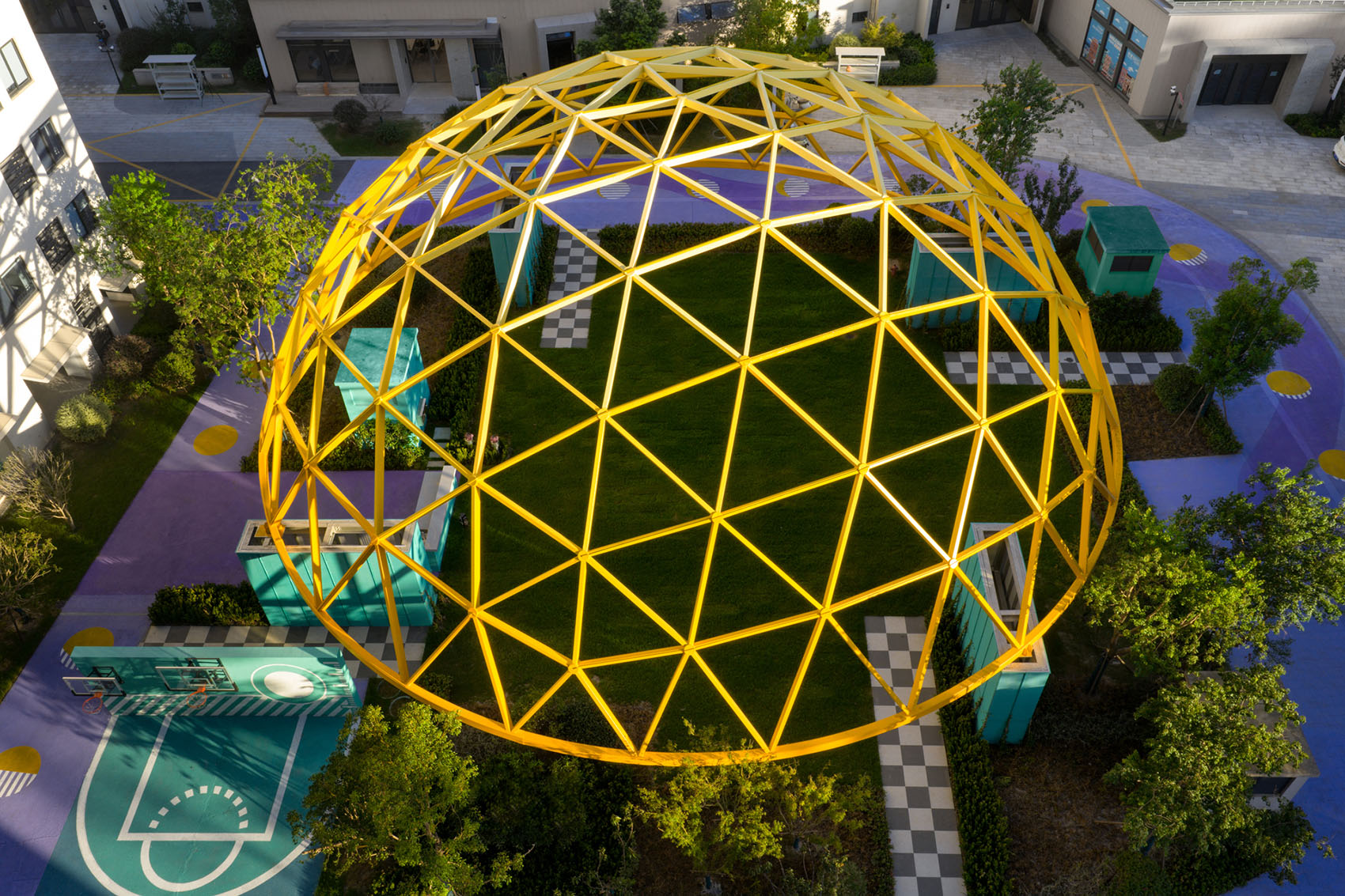 超级月亮 + 地核绿洲·上海阡集•创社区景观更新丨中国上海丨BAM百安木-4