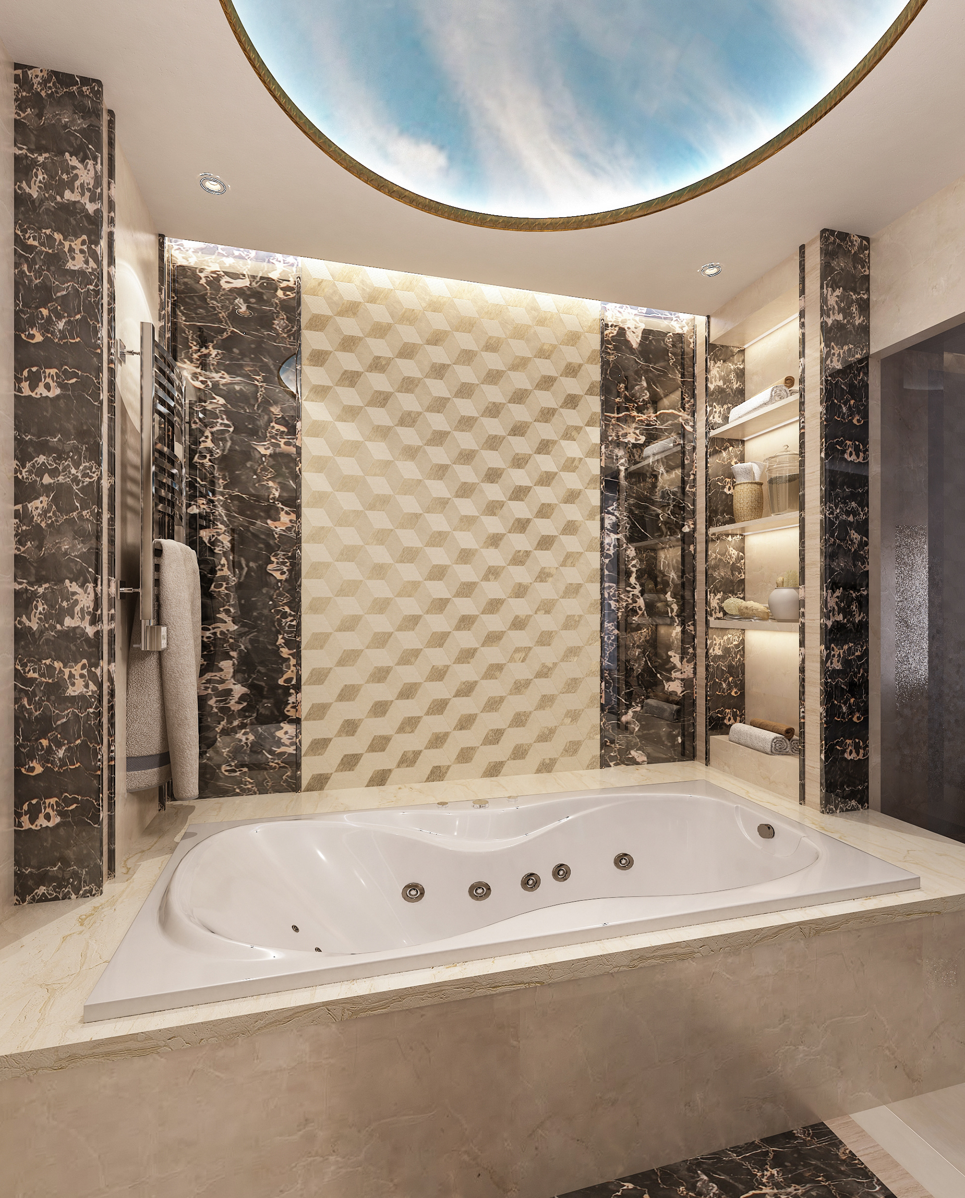 皇家浴室业主套房丨DESIGNERS Consultants & Associates-6