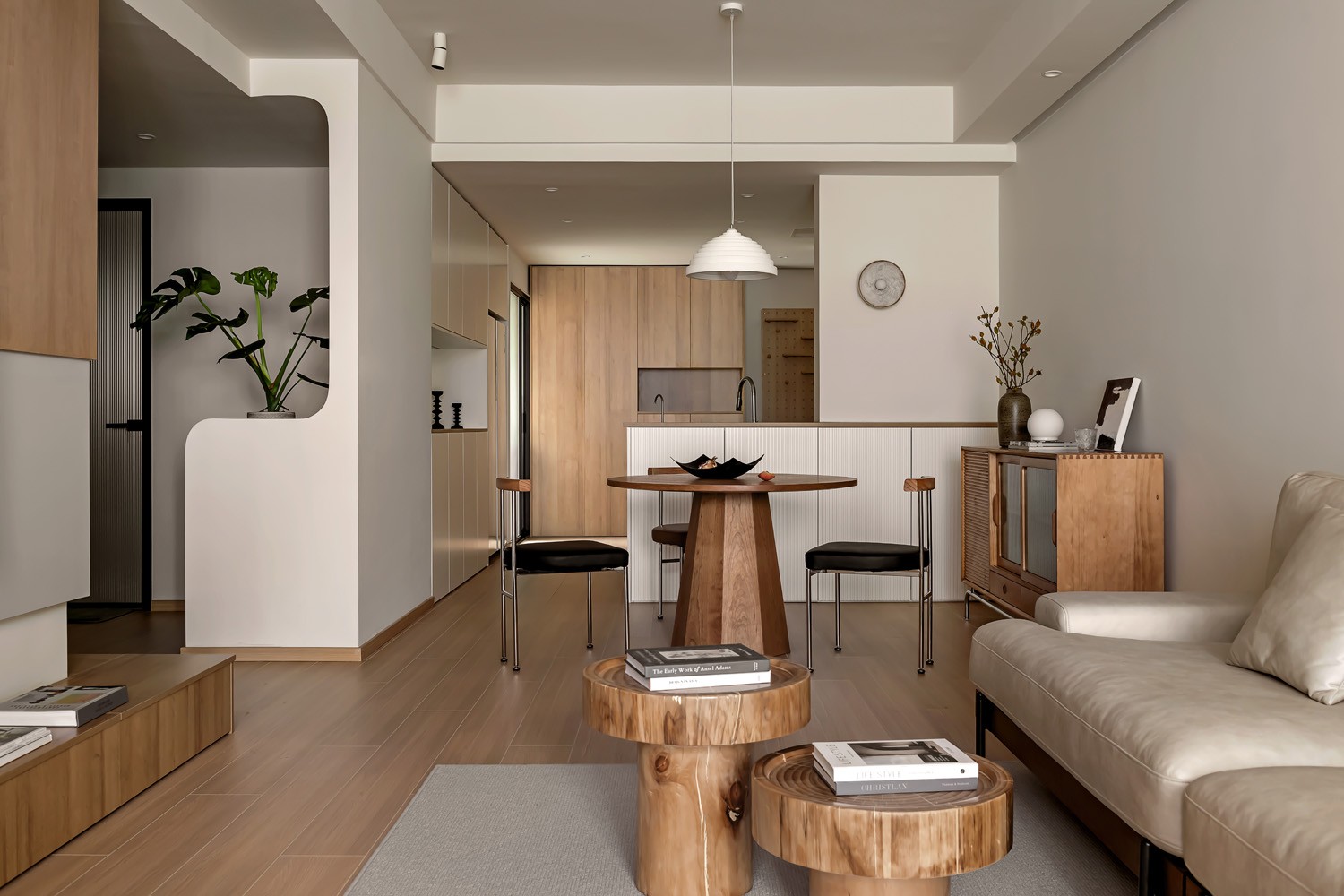 小户型,复古北欧焕新家丨中国重庆丨琢信装饰-3