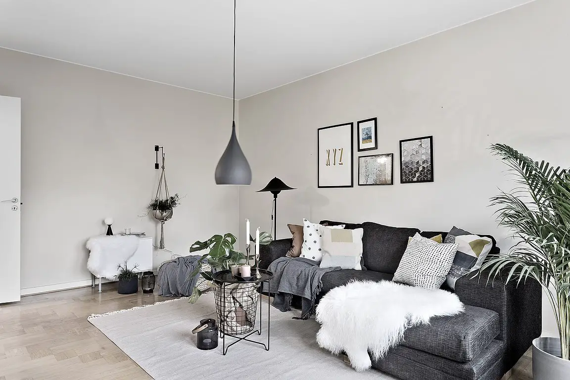 瑞典 47 号公寓的温馨冬季室内设计-38