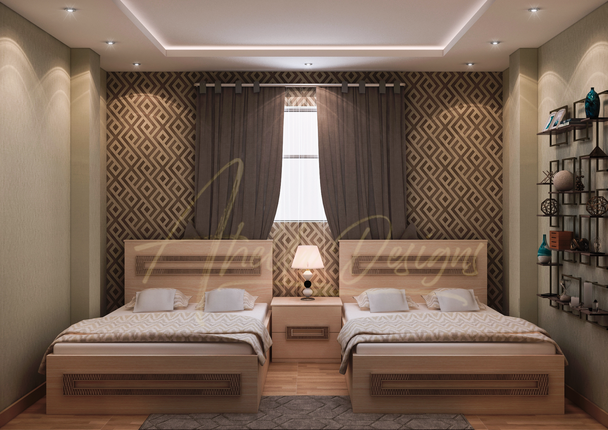 现代卧室丨Arch. Ahella Hamed-9