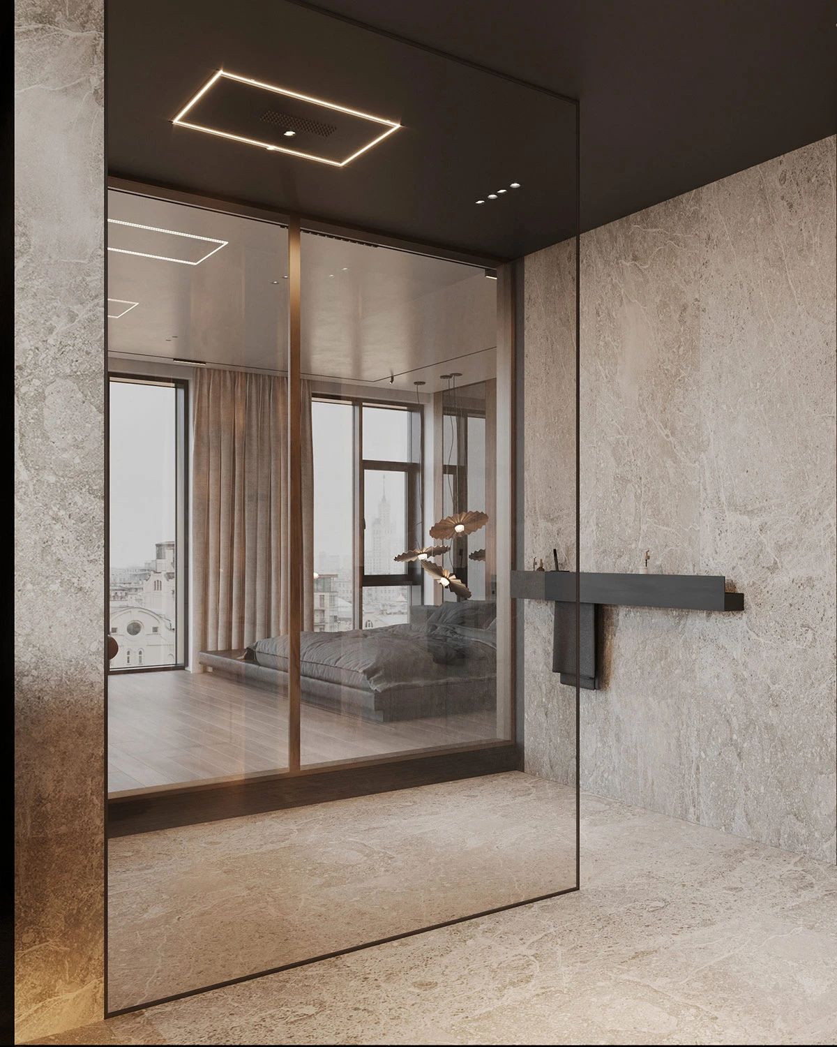 铜绿顶层公寓-28