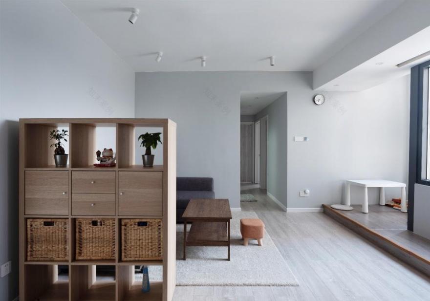 老房翻新变简约大气三房两厅-4