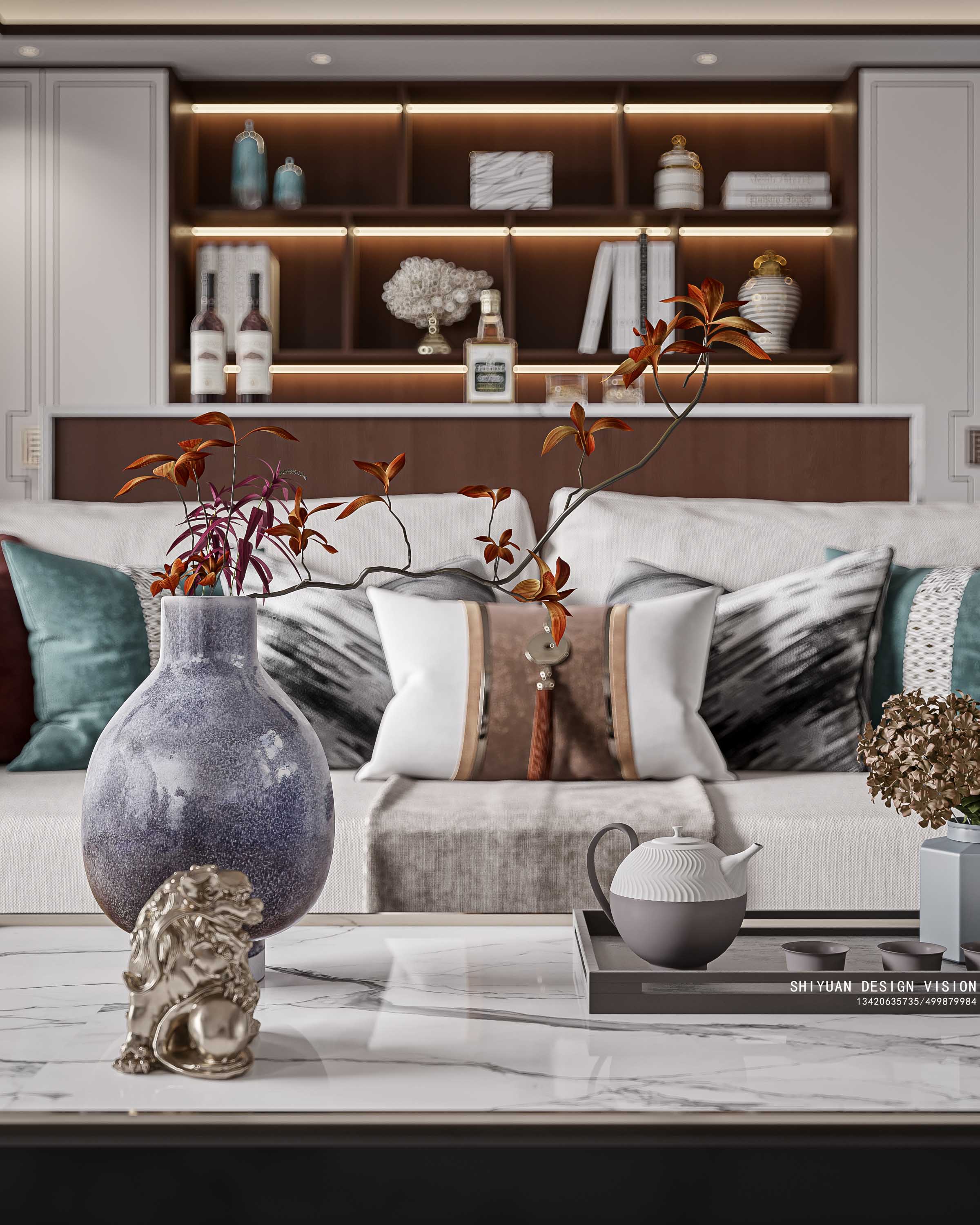 新中式家居设计，品味人间烟火-6