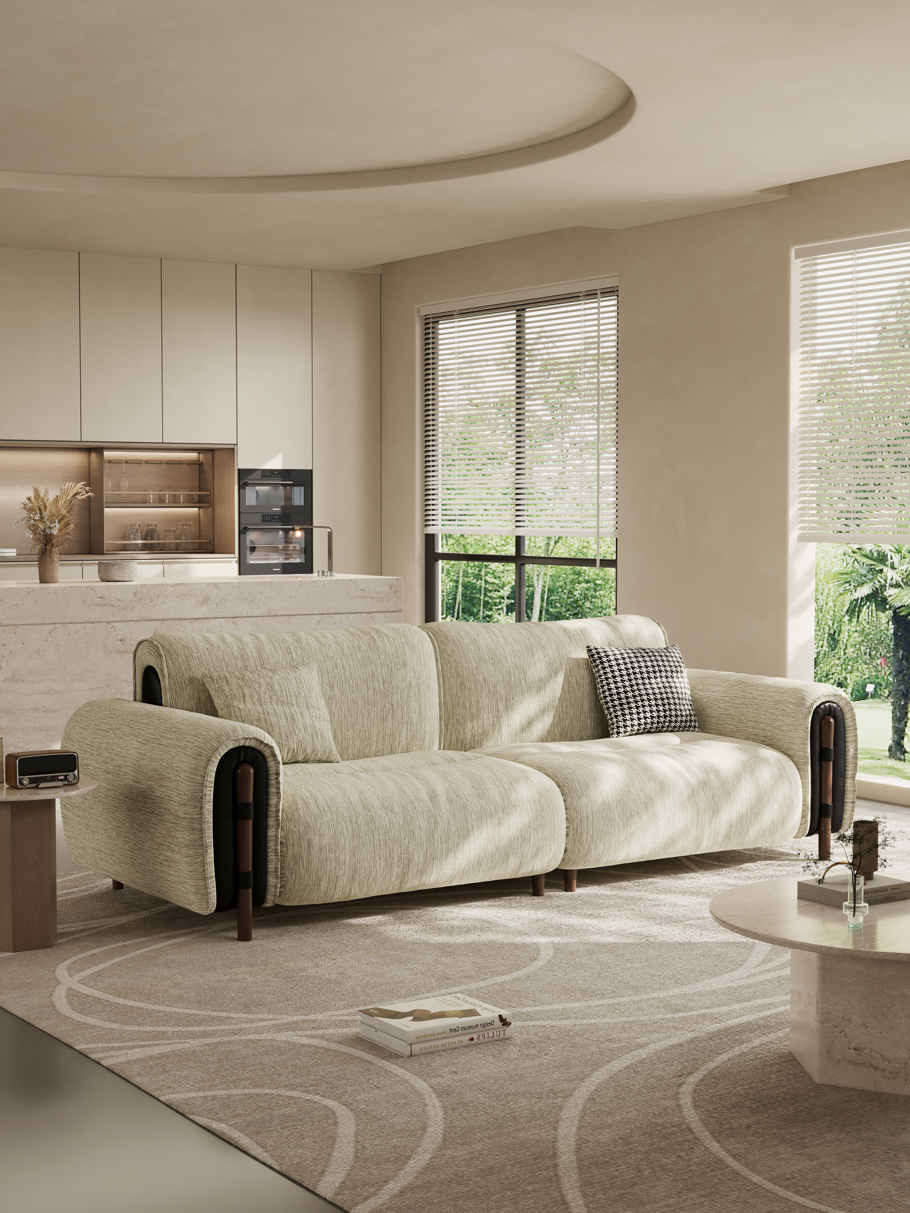 室内沙发休闲椅效果图-7