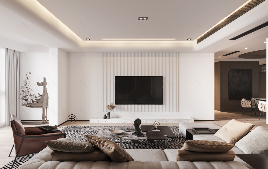 野蛮生长 · 现代极简风家居设计丨T·B 国际空间设计-36