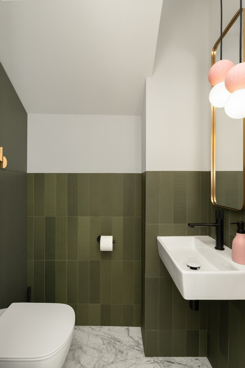 90平华沙阁楼风住宅设计丨波兰华沙丨Tatsiana Siamashka – ART and DESIGN-39