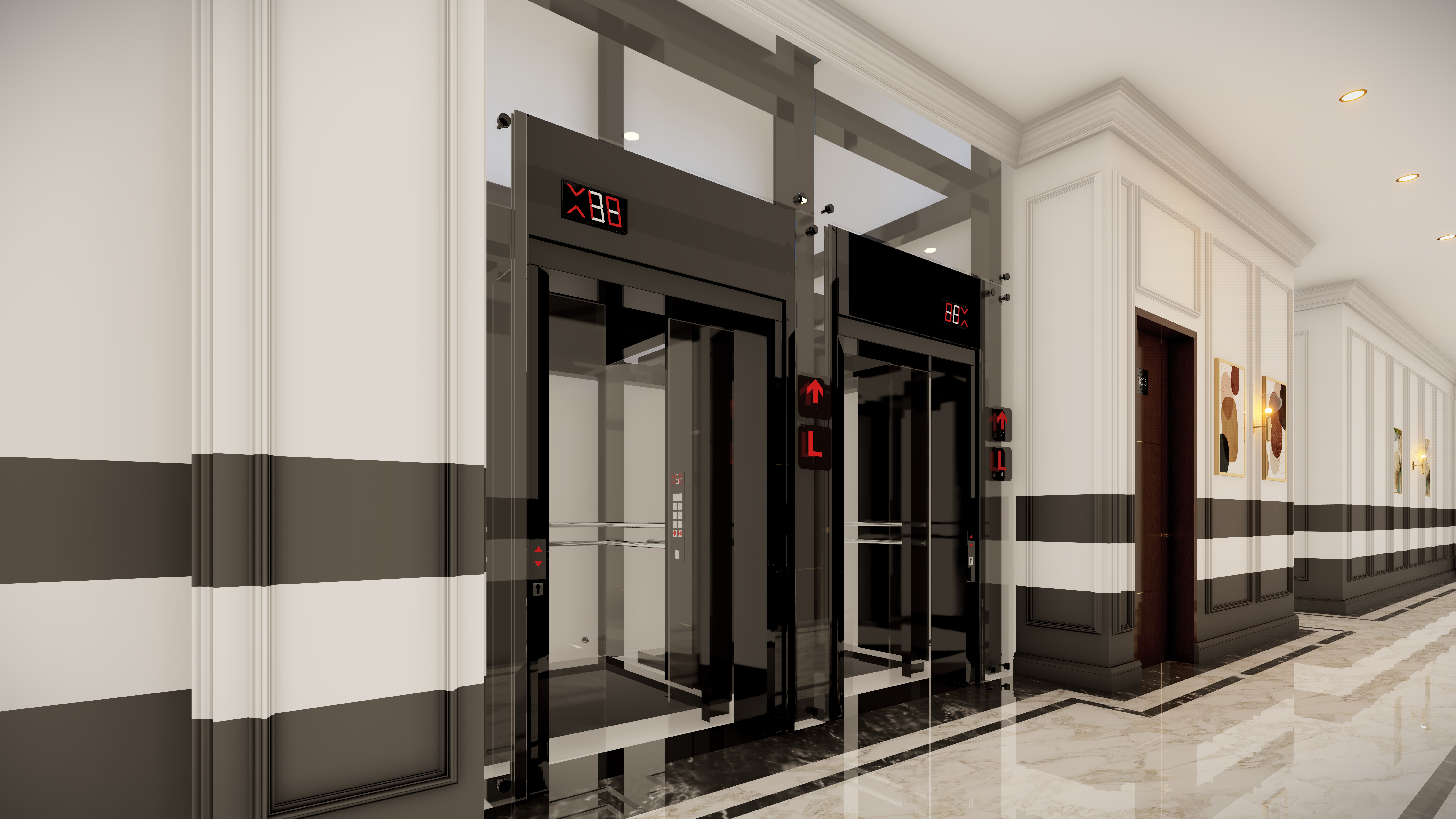 Apartments lobby design-11