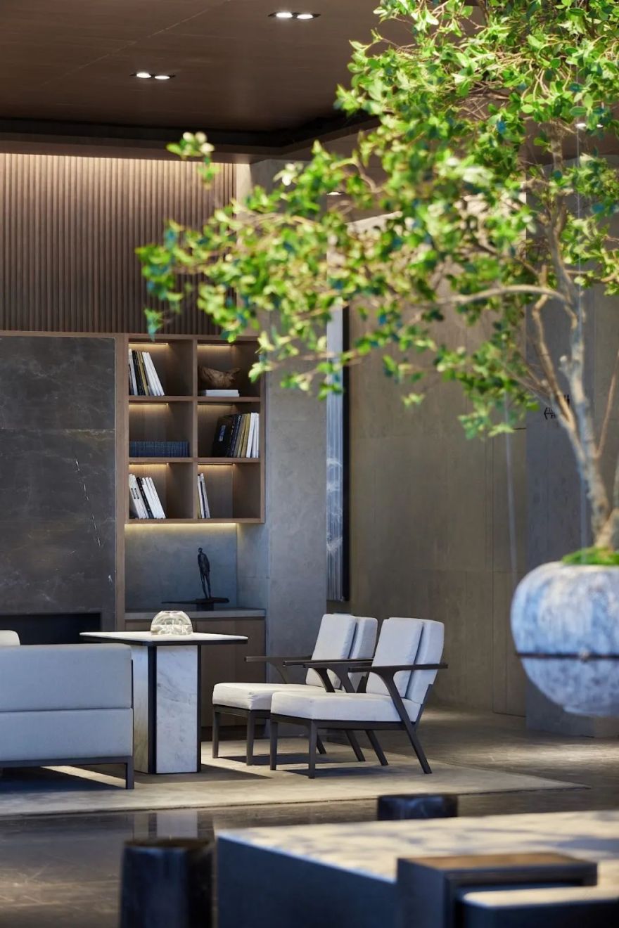 万科上湾璟园售楼处 | 自然、人、建筑的和谐共处-34