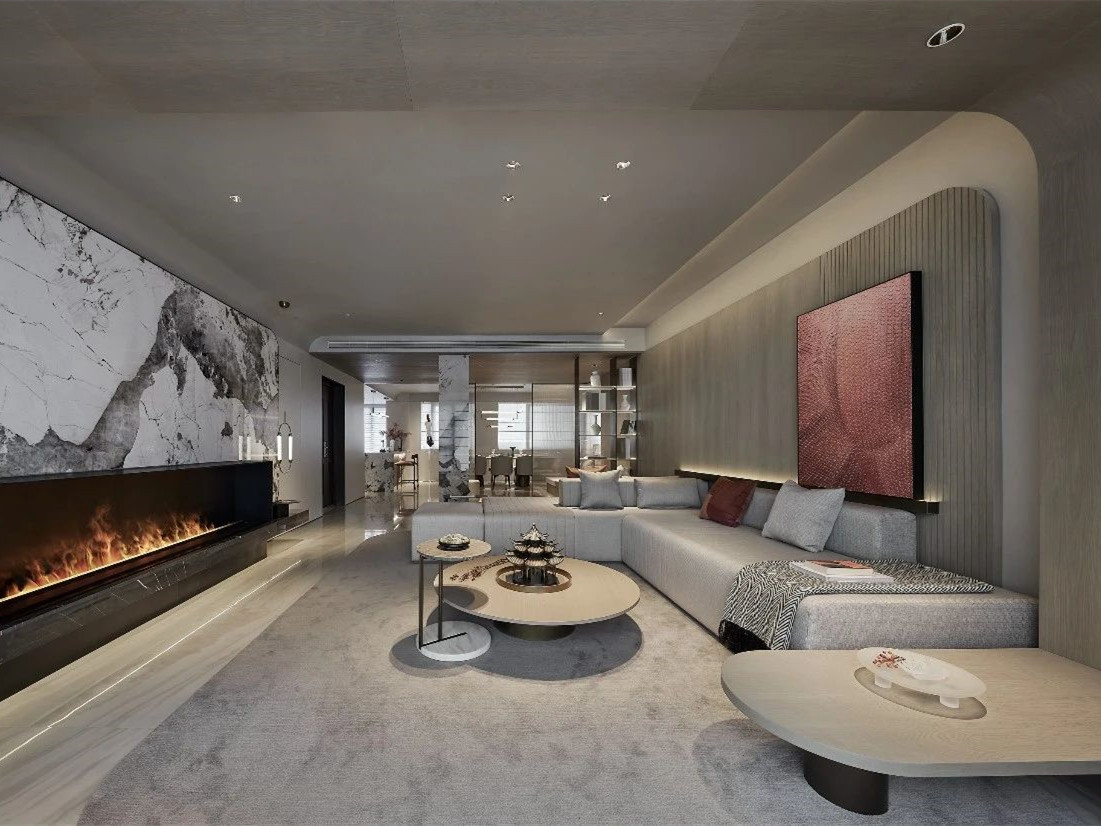 开封枫华金明府六期 156 户型样板间丨中国开封丨上海筑详建筑装饰设计有限公司-5