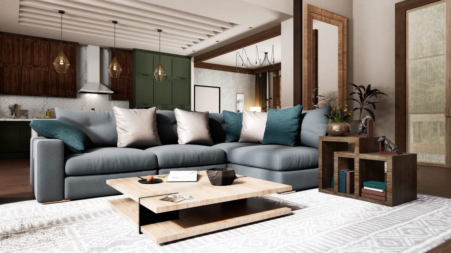 Alpine House Interior (UE5 Interactive)-6