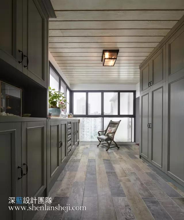 夏日抹茶——120㎡简约美式小清新-19