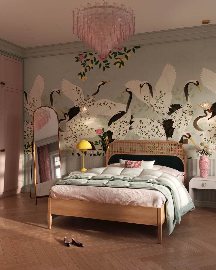 优雅的青少年卧室设计丨Serafima Suchilina-9