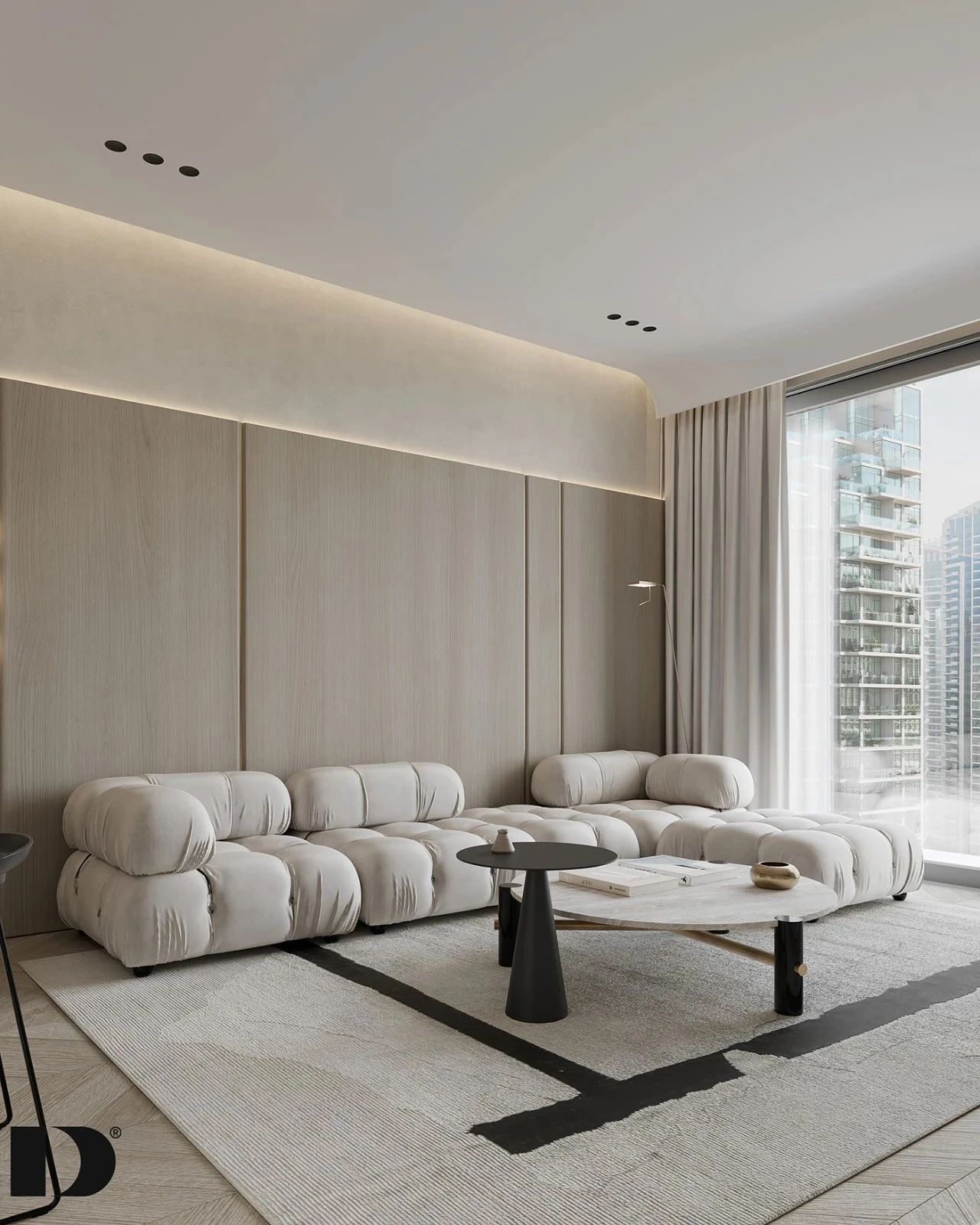 简约豪宅丨DEDE STUDIO-12