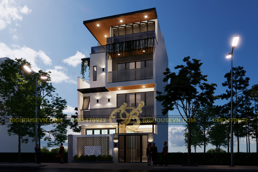 4 层 8m 现代样板街屋设计丨BIGHOUSE 建筑设计公司-28