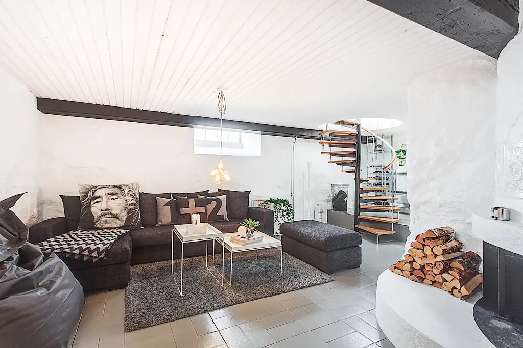 创意地下室，翻转公寓的设计亮点-9