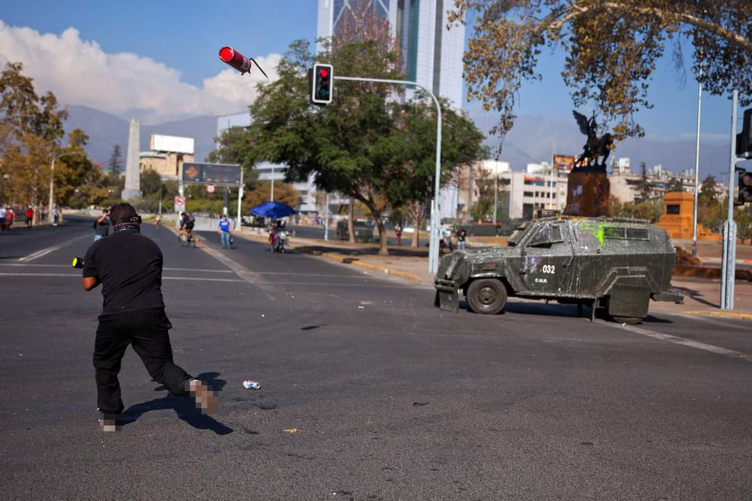 Jornada de protestas en Chile (13 de marzo del 2021)-4