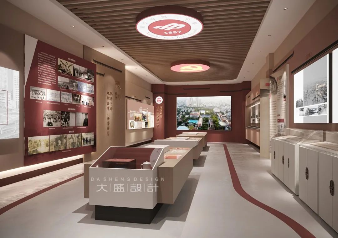 南宁三中五象校区校史长廊丨中国南宁丨大盛设计事务所-4