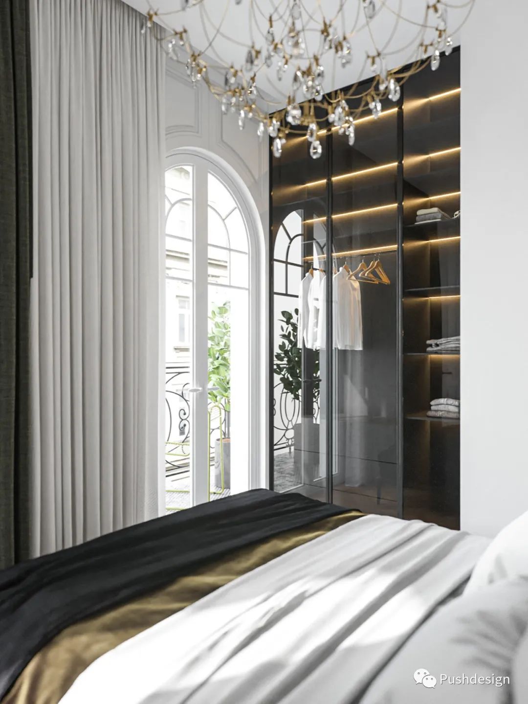 简约轻奢生活艺术空间设计丨璞石建筑空间-9