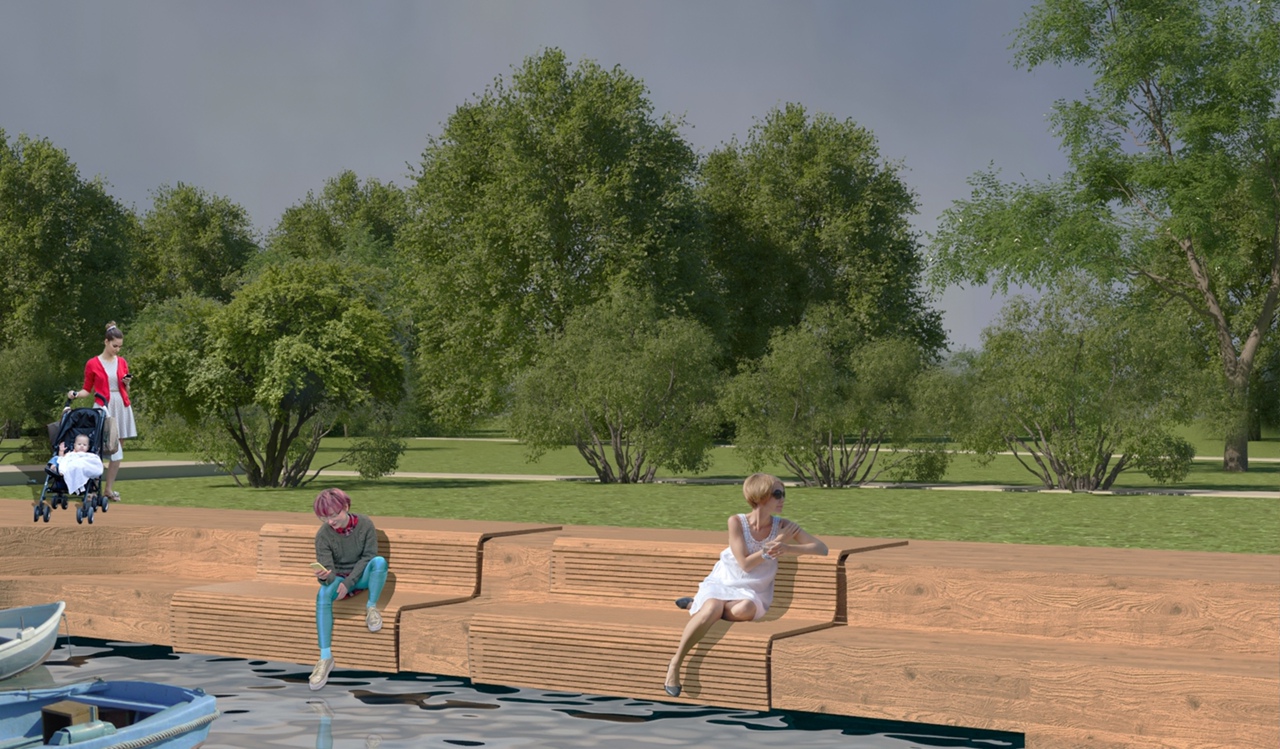 Реализованный проект парка в Подмосковье-3