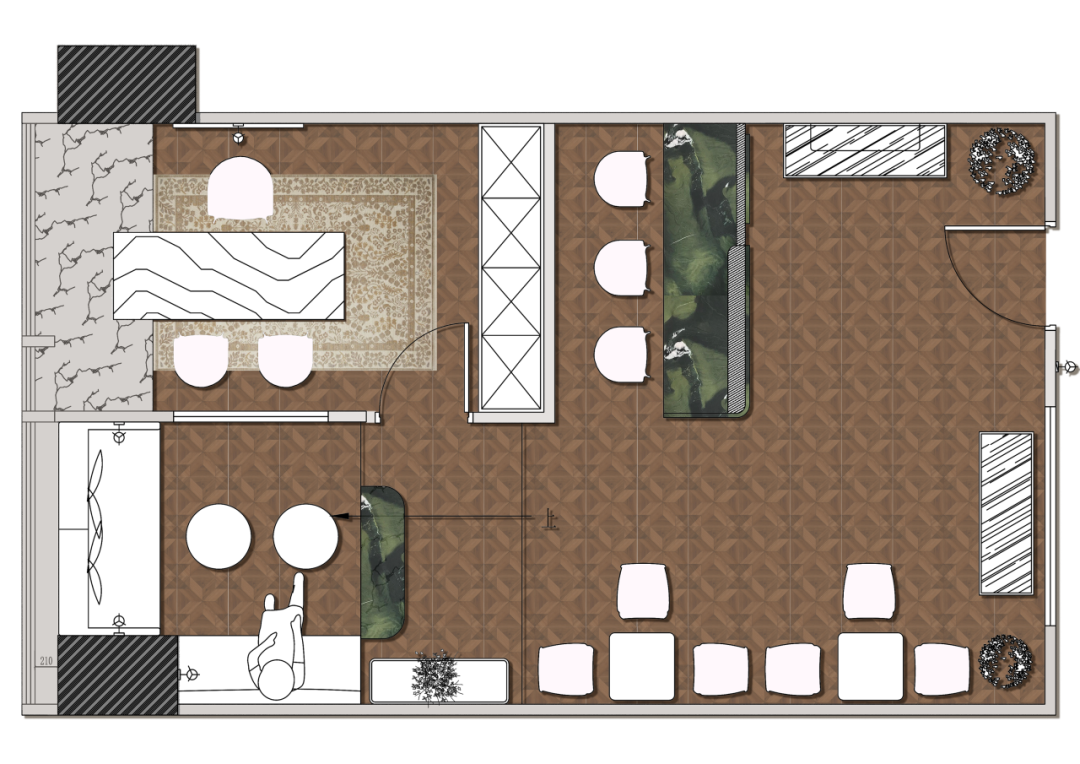 【蒂陌作品41期】深圳·金展珠宝广场丨100㎡珠宝展厅：Jewelry跨越世代的珍藏-17