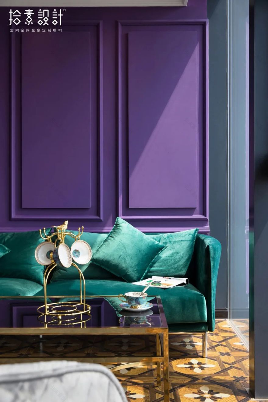 《漾》高定空间 · 复古摩登之美丨中国湘潭丨拾素設計-21