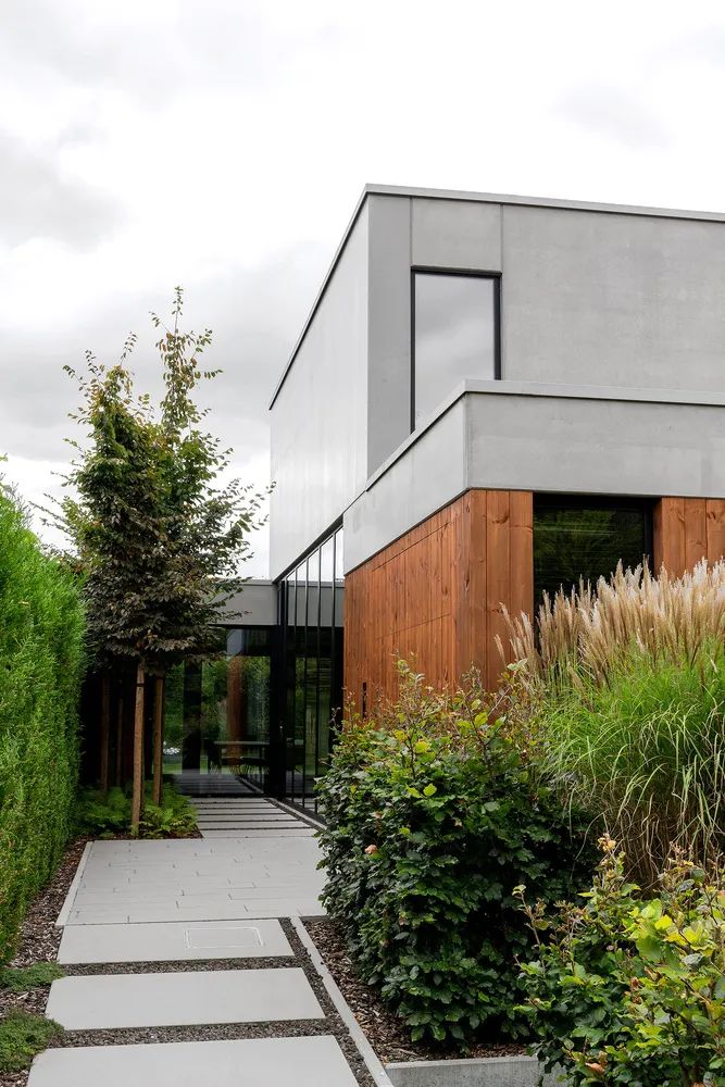 比利时混凝土住宅，温暖现代的可持续发展之家-9