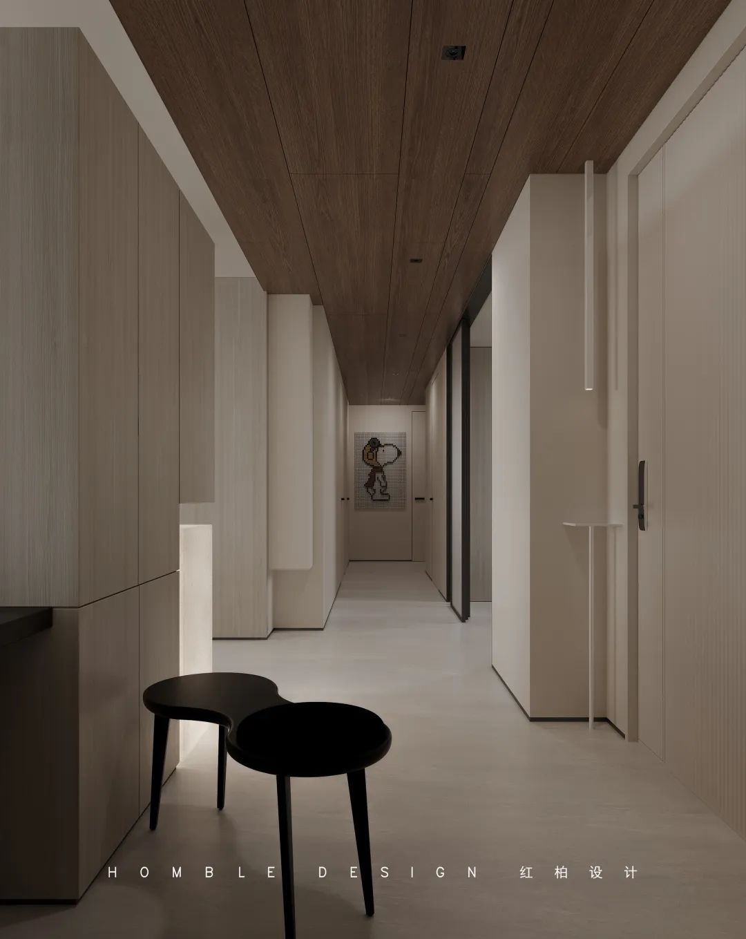 广州星汇云锦 220㎡现代极简家居设计丨中国广州丨红柏设计-6