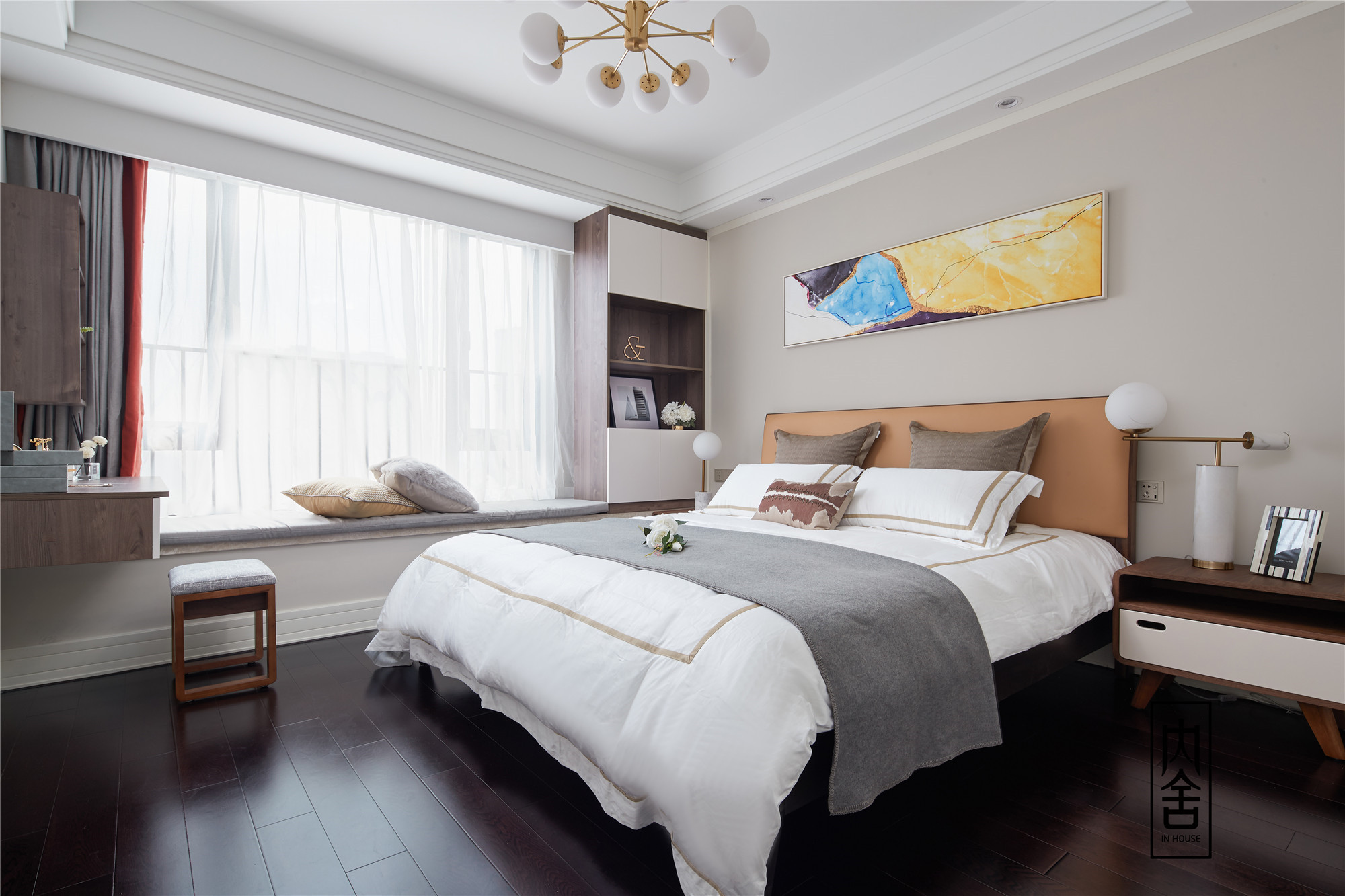 暖调北欧风,一家三口的温馨家居-22