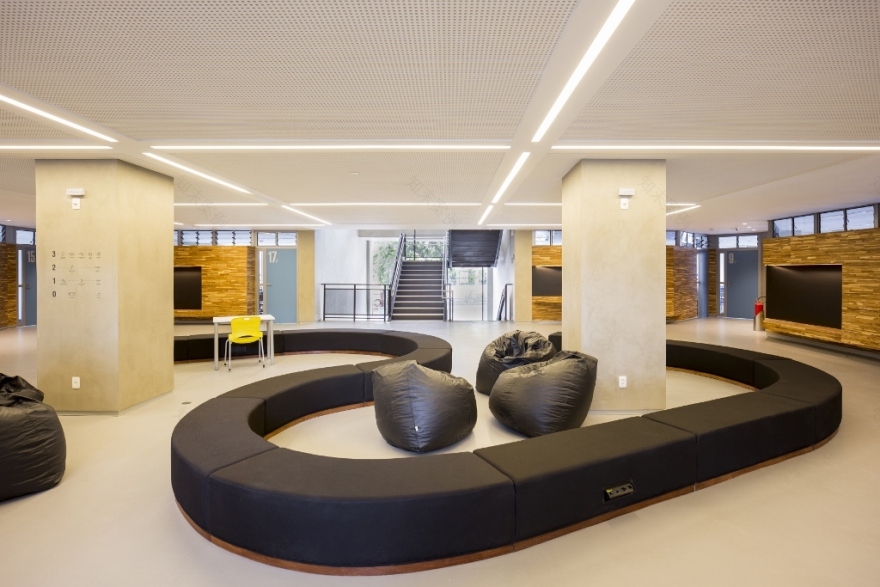 巴西 Bradesco 基金会学校 | 旧建筑新生命,垂直校园的绿色创新-34