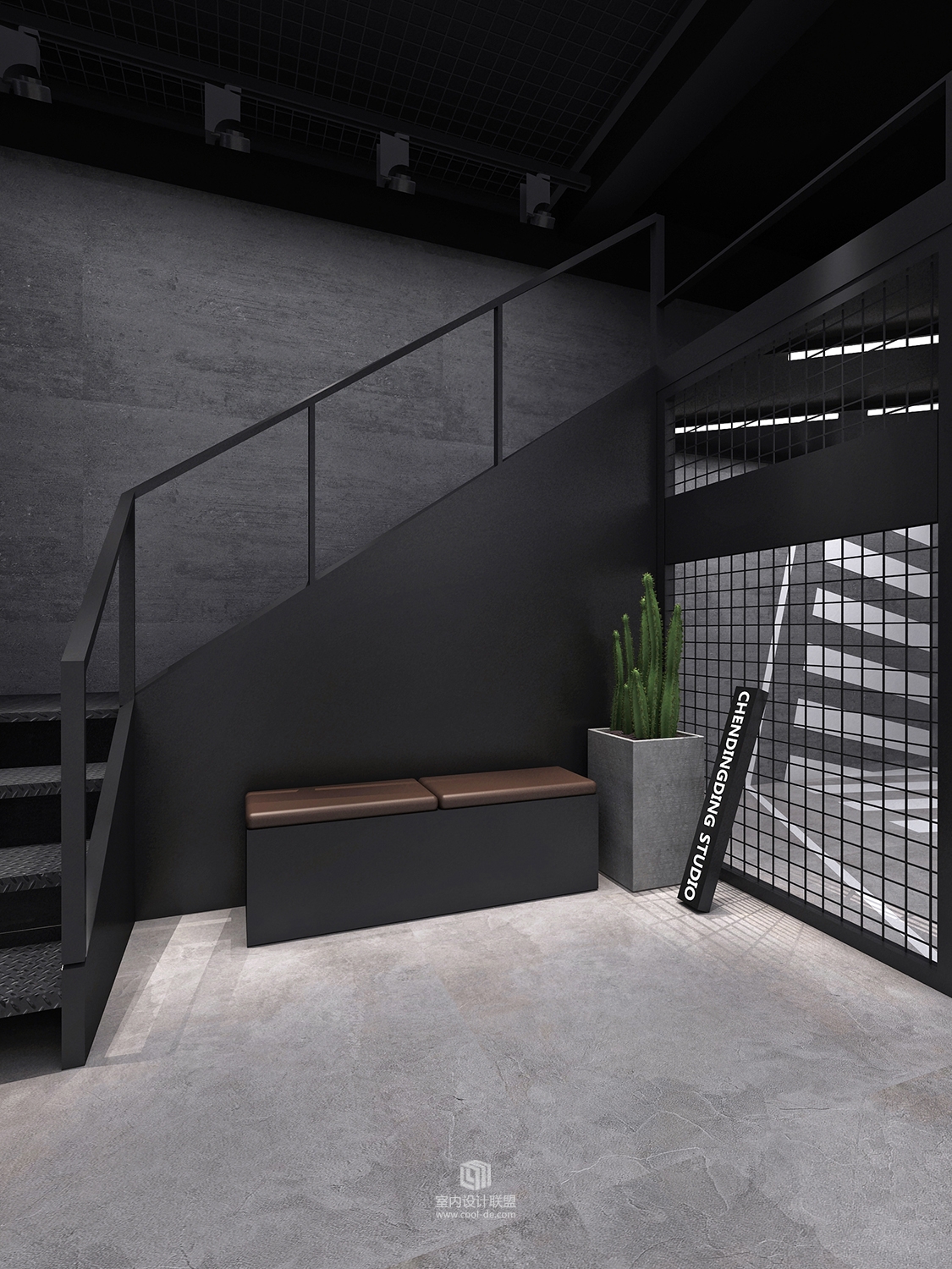 【原创】杜贝设计作品--CHENDINGDING STUDIO 办公空间/ 一场“性冷淡"游戏-8